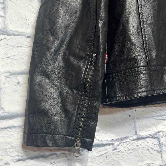 Levi's Men's Faux Leather Motorcycle Jacket - Picture 5 of 9